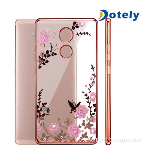 Secret Garden Soft TPU Plating  Transparent Back Case Cover